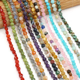 Natural Stone Beads Rose Quartz/Chrysolite/Emerald/Agate Faceted Bead