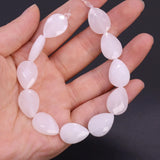 Natural Stone Beads Rose Quartzs Agates Faceted Loose Bead 13x18mm