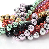 Hematite Stone Beads Round Spacer Loose Beads for Jewelry Making DIY
