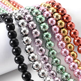 Hematite Stone Beads Round Spacer Loose Beads for Jewelry Making DIY