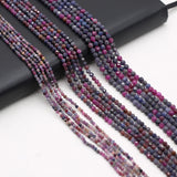 Faceted Ruby Sapphire Stone Charms for Jewelry Making