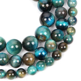 Sapphire Tiger Eye Stone Beads for Jewelry Making DIY