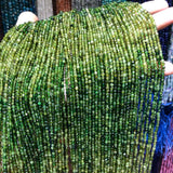 Green Tourmaline Small Beads for DIY Jewelry Making
