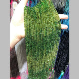 Green Tourmaline Small Beads for DIY Jewelry Making