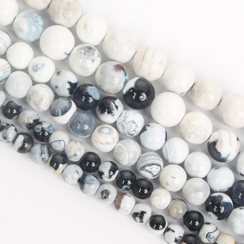 Smooth Fire Agates Natural Stone Beads for Jewelry Making DIY