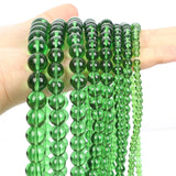 Green Glass Round Spacer Beads 4/6/8/10/12MM