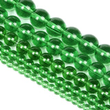 Green Glass Round Spacer Beads 4/6/8/10/12MM