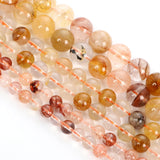 Red Carnelian Agates Stone Beads Round Spacer for DIY Jewelry Making 6/8/10MM