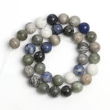Natural Stone Beads Round Loose Bead DIY Bracelets Spacer Bead 4mm 6mm 8mm 10mm