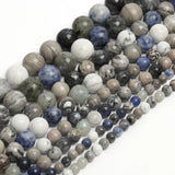 Natural Stone Beads Round Loose Bead DIY Bracelets Spacer Bead 4mm 6mm 8mm 10mm
