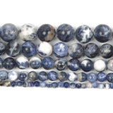 Sodalite Round Loose Spacer Beads 4-12mm