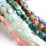 Square Faceted Cherry Quartz Opal Gemstone Beads 8*8mm