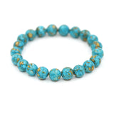 Natural Stone Beads Elastic Bracelet Friendship Gift