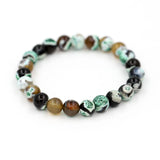 Natural Stone Beads Elastic Bracelet Friendship Gift