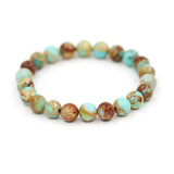 Natural Stone Beads Elastic Bracelet Friendship Gift