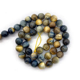 Tiger Eye Yellow 8mm Round Natural Stone Beads for DIY Jewelry