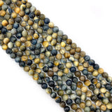 Tiger Eye Yellow 8mm Round Natural Stone Beads for DIY Jewelry