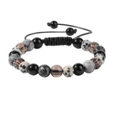 Stone Beads Woven Bracelet Charm Bangle Preppy Rings