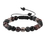 Stone Beads Woven Bracelet Charm Bangle Preppy Rings