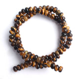 Yellow Tiger Eye Stone Rondelle Beads 15.5inches 6/8/10mm Spacer Beads