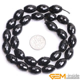 Agates Olivary Rice Bead Strand 15 inch DIY Jewelry Bracelet Beads