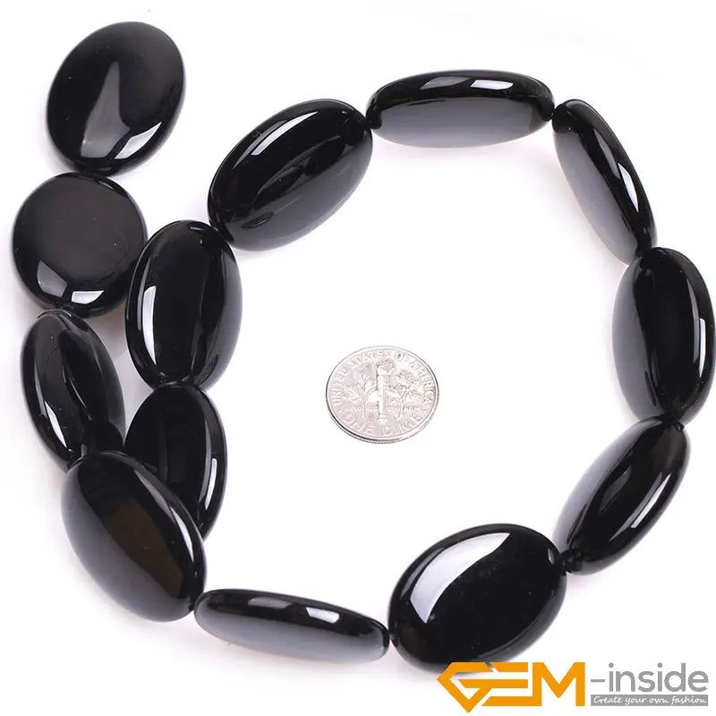 Agate Oval Bead 15 Inch Strand for Jewelry Making