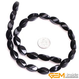 Natural Stone Agates Twist Bead 15 Inch Strand for Bracelet