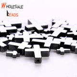 Cross Hematite Beads for Jewelry Making 6x8mm/8x10mm/10x14mm/14x17mm