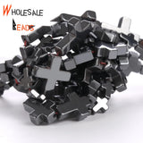 Cross Hematite Beads for Jewelry Making 6x8mm/8x10mm/10x14mm/14x17mm