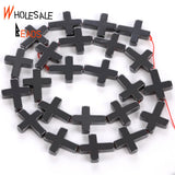 Cross Hematite Beads for Jewelry Making 6x8mm/8x10mm/10x14mm/14x17mm