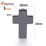 Cross Hematite Beads for Jewelry Making 6x8mm/8x10mm/10x14mm/14x17mm