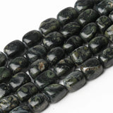 Green Polar Jades Square Beads 8x12MM for DIY Jewelry Making