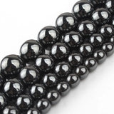 Hematite Beads 2-12mm Silver Plated Round Loose Beads for Jewellery Making