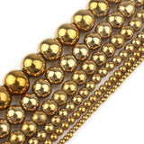 Hematite Beads 2-12mm Silver Plated Round Loose Beads for Jewellery Making
