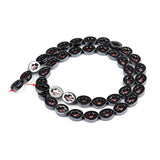 Hematite Loose Beads Moon Heart Shape Gallstone Bead Jewelry Making