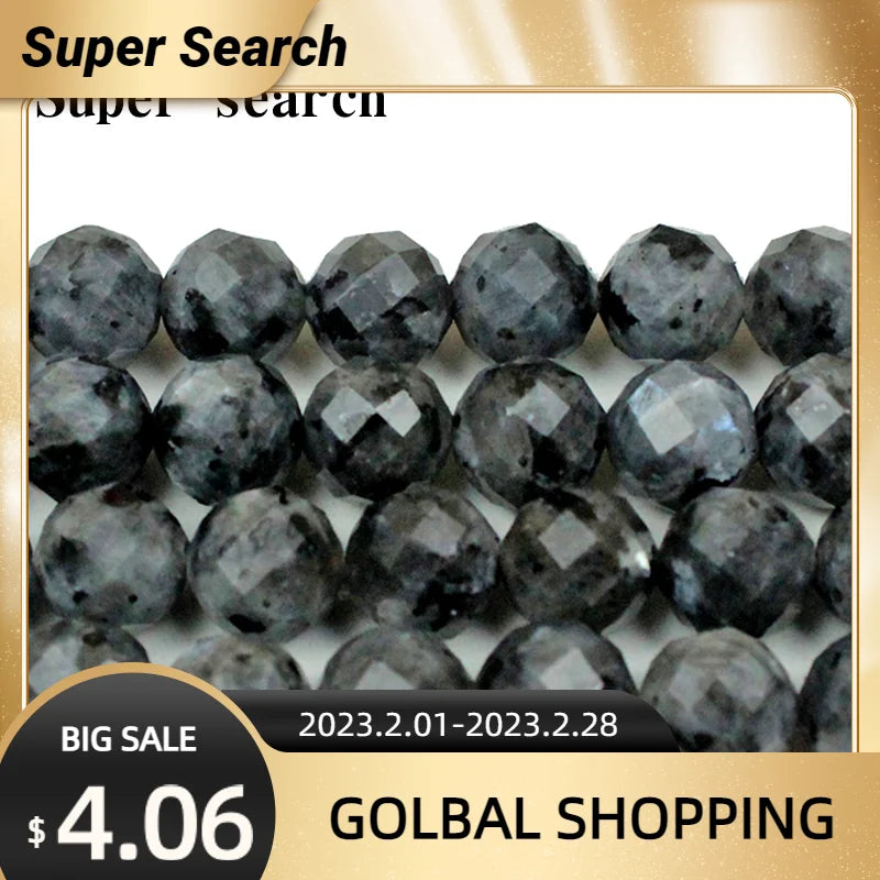 Labradorite Moonlight Faceted Loose Beads DIY Jewelry Making