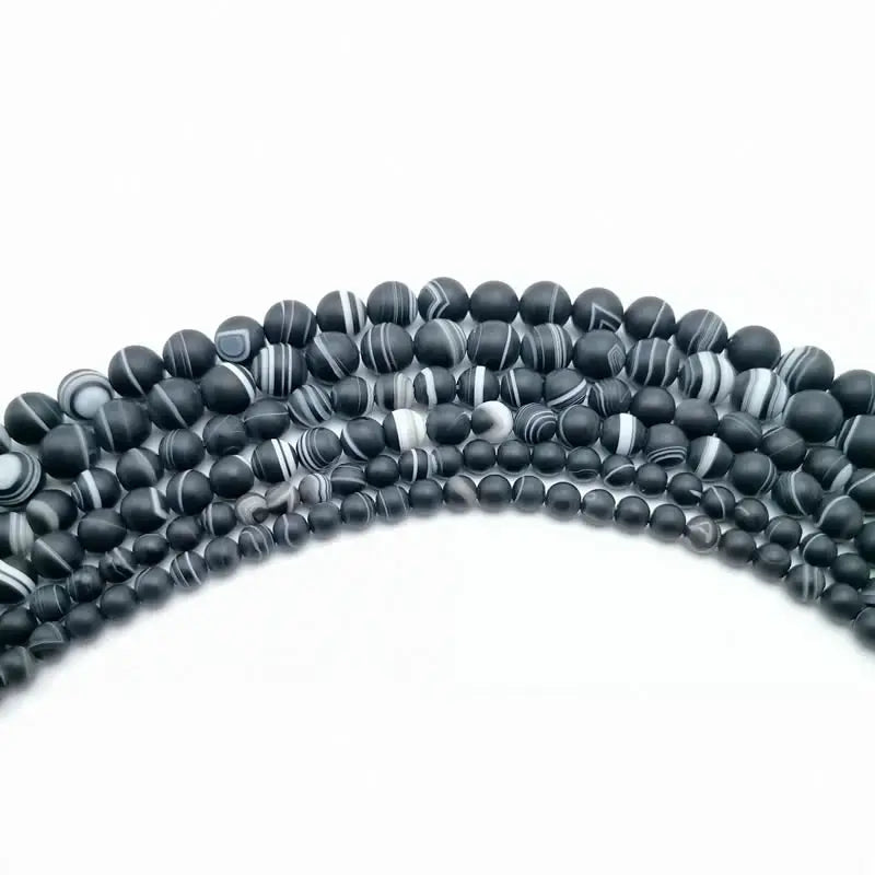 Agate Round Loose Beads 6/8/10/12/14mm DIY Bracelet Jewelry