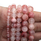 Natural Stone Blood Red Persian Jade Beads 4-12mm Round Spacer Beads