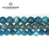 Apatite Beads Round Loose Spacer Gem Bead for Jewelry Making