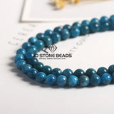 Apatite Beads Round Loose Spacer Gem Bead for Jewelry Making