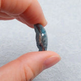Apatite Crystal Wolf Head Pendant Bead 22x16x8mm 3g