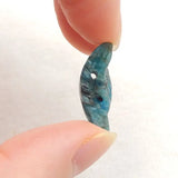 Apatite Crystal Animal Wolf Head Pendant Bead DIY Jewelry 22x14x8mm