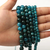 Apatite Round Loose Spacer Beads DIY Jewelry Making 15''Inches 6 8 10mm