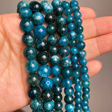Apatite Round Loose Spacer Beads DIY Jewelry Making 15''Inches 6 8 10mm