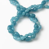 Chalcedony Jades Beads Water Drop Shape Spacer Beads for Jewelry Making