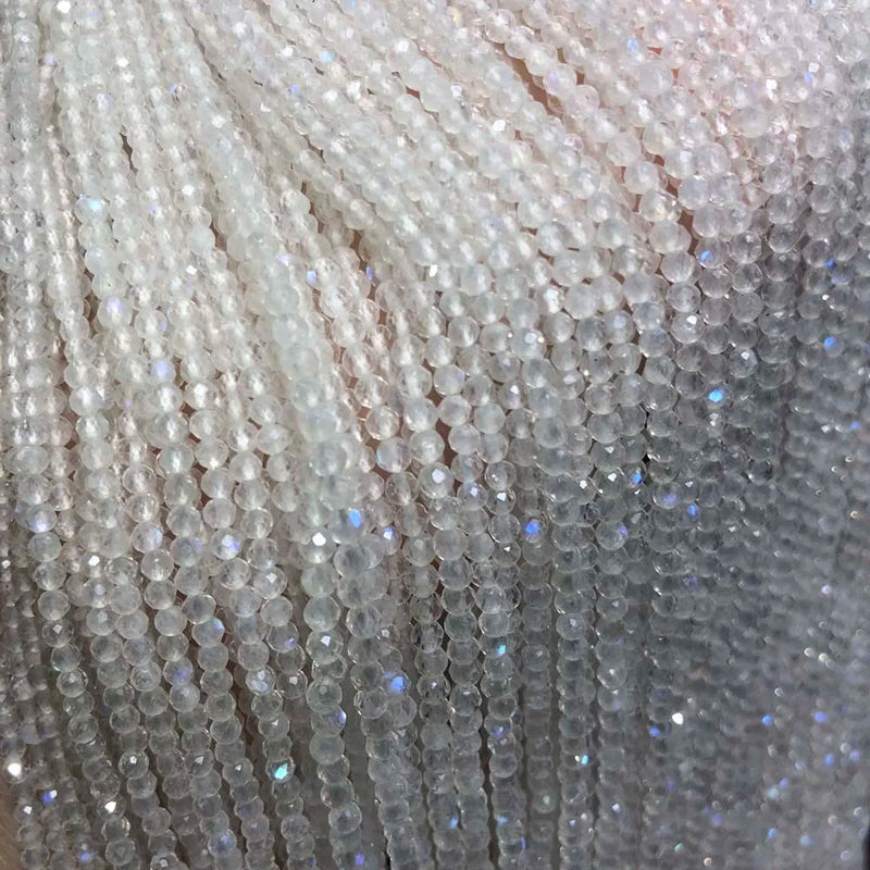 Moon Stone Round Crystal Bead for Jewelry Making DIY