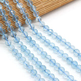 Topazs Quartz Beads Faceted Round Scattered Beads 14''
