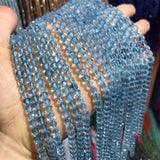 Natural Stone Topazs Quartz Beads Square Shape Faceted Loose Beads