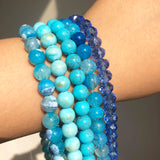 Round Beads Natural Stone DIY Bracelet Accessory