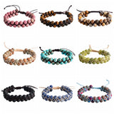 Natural Stone Boho Friendship Beads Bracelet String Bangle